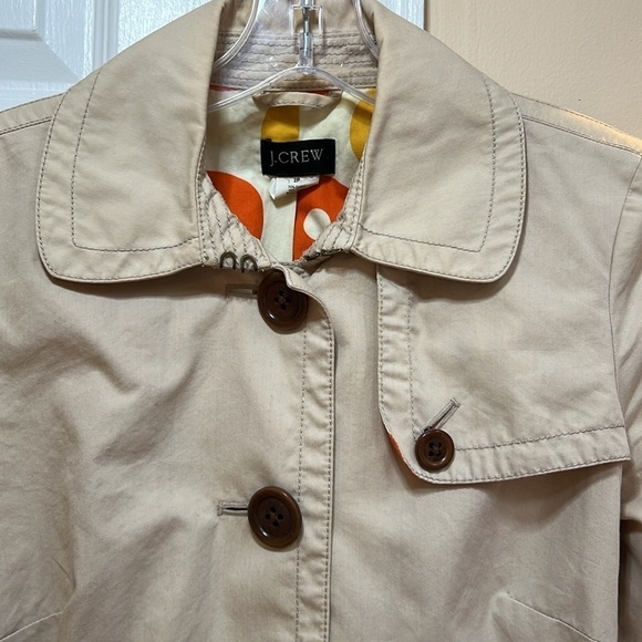 J Crew Trenchcoat with Belt - Picture 4 of 10